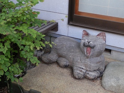 町田フットパス：福泉寺のあくび猫