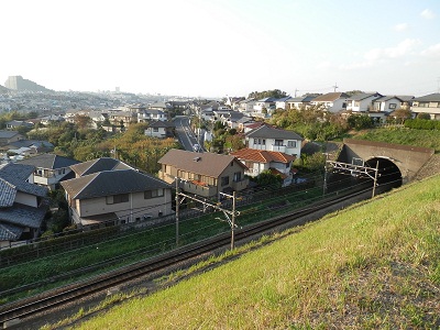 町田フットパス：すずかけ台駅近からの眺望
