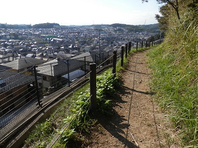 町田フットパス：鶴川台尾根緑地の遊歩道