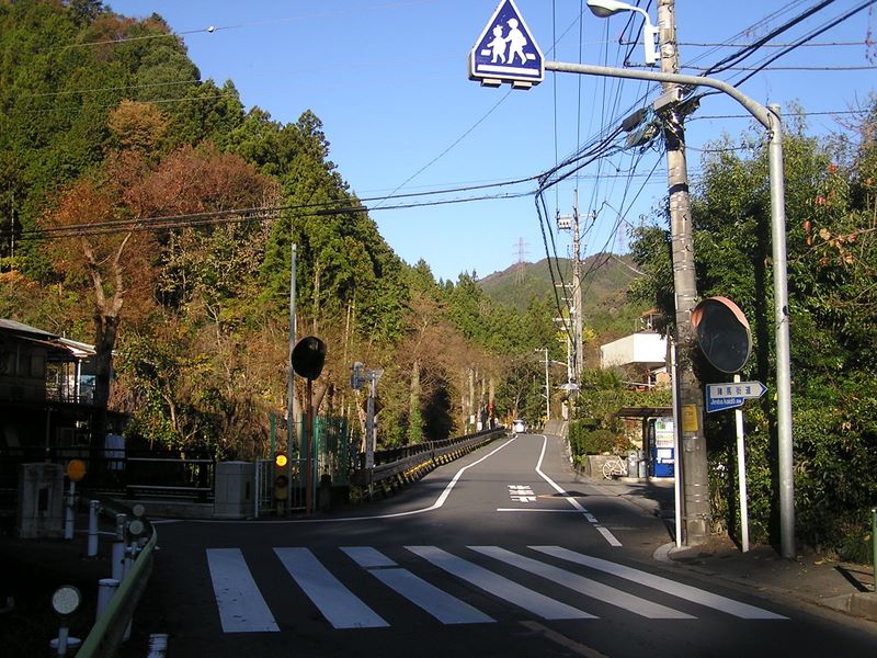 市道山・臼杵山 -- 市道山へは、この道をまっすぐ進む