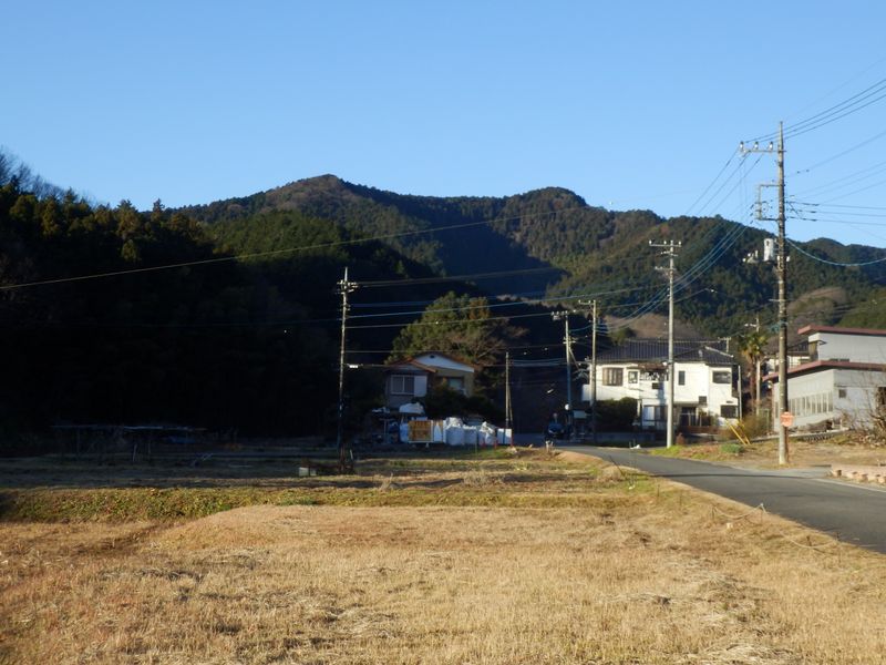 官ノ倉山へのアプローチ
