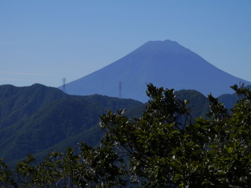 まず目が行く富士山