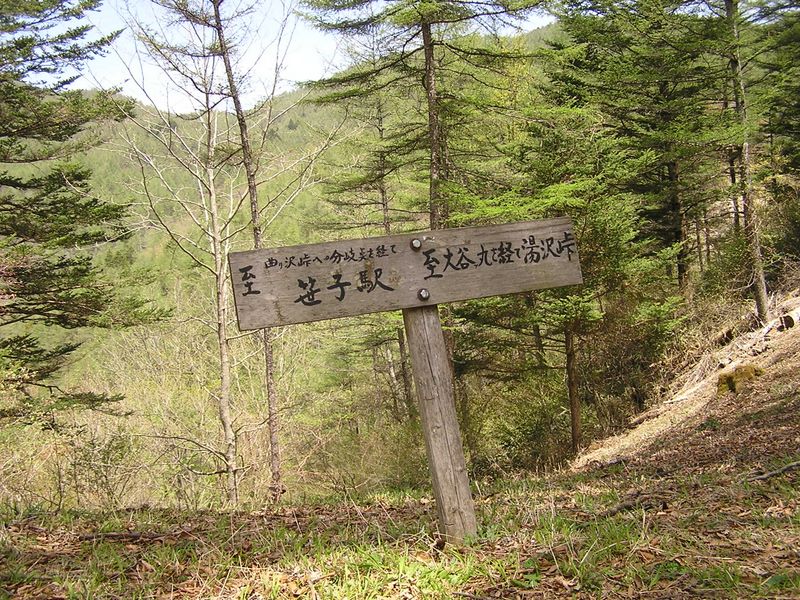 滝子山 -- ここから尾根を歩きます