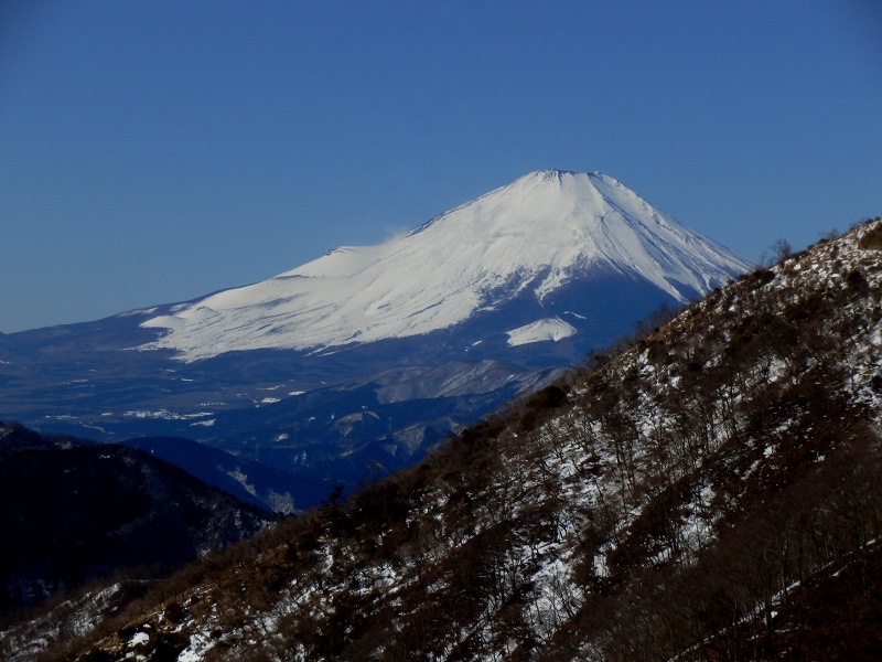 花立山荘より望む富士山