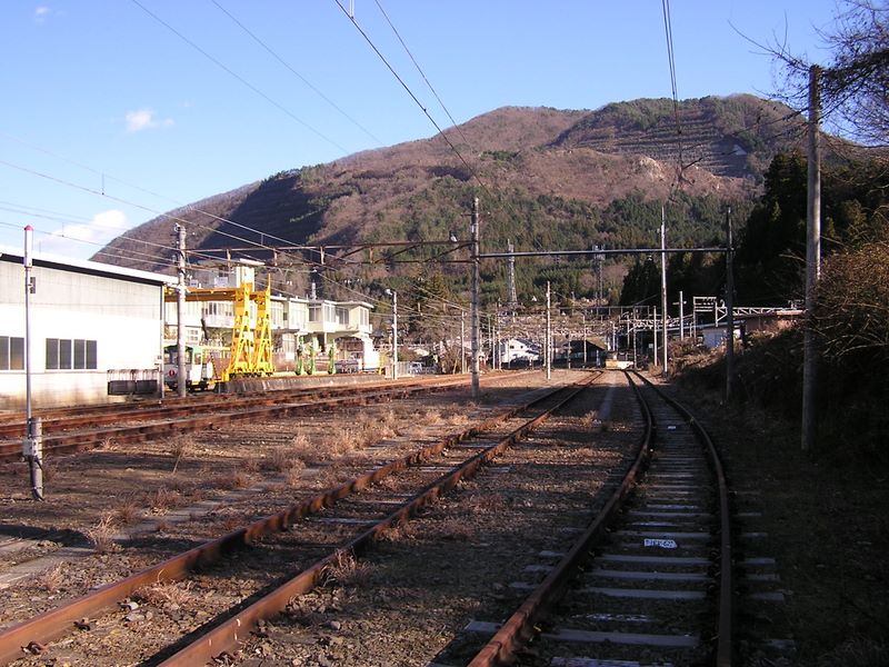 高川山と初狩駅