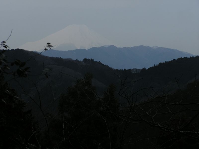 裏高尾 -- 富士見台から望む富士山