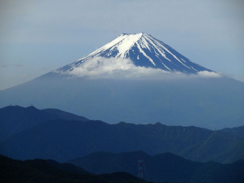 富士山にズームイン
