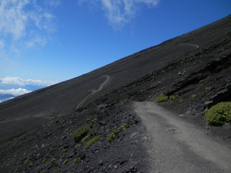 深田久弥が絶賛した富士の稜線の一部