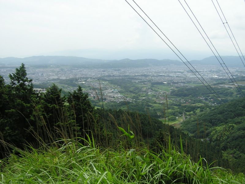 蓑毛・浅間山・聖峰 -- 渋沢方面を望む