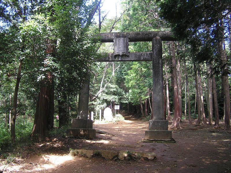 日和田山 -- 金刀比羅神社の鳥居