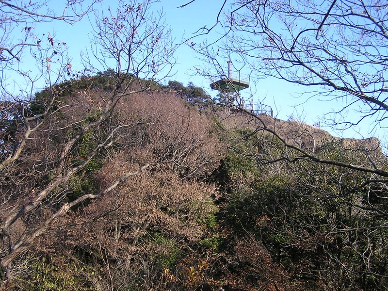 神武寺から鷹取山 -- 鷹取山の展望台