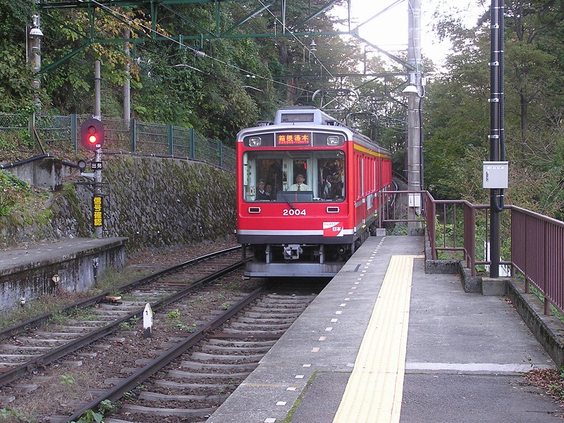 金時山 -- 箱根登山電車