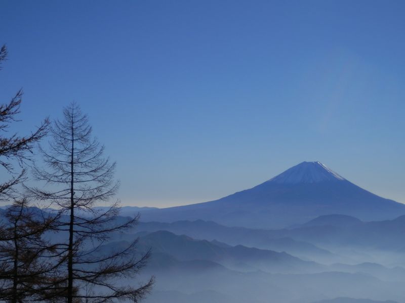 櫛形山 -- また富士山を撮った