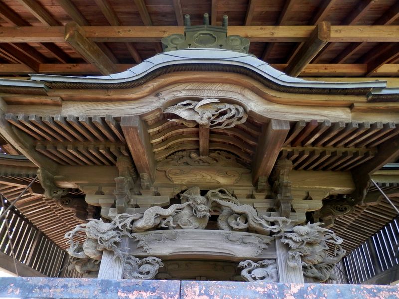 長福寺、文殊堂の彫刻