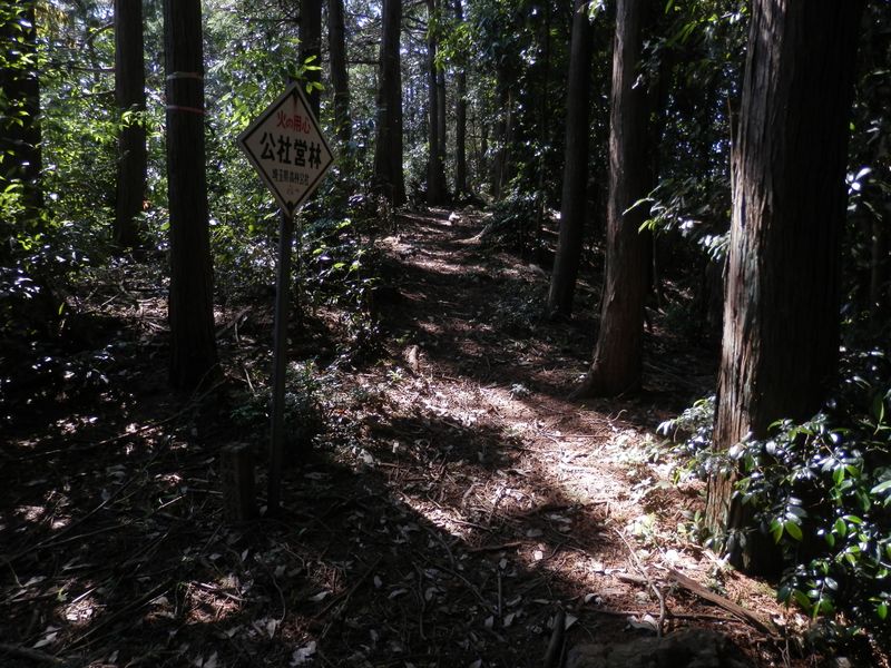 埼玉県森林公社の標識