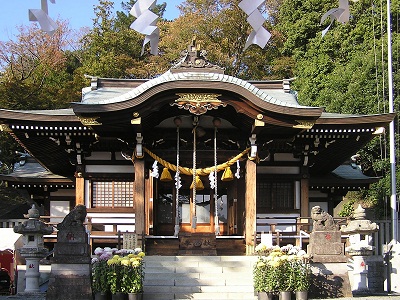 長津田十景:王子神社、上の鳥居