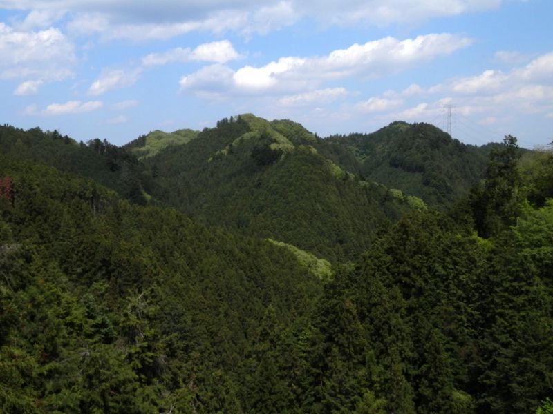 雲ノ峰と大仁田山を撮影