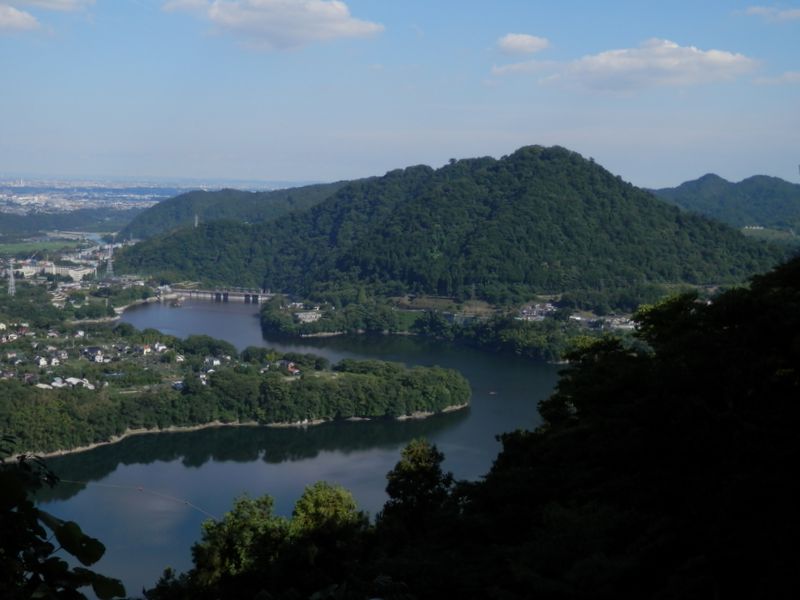 津久井湖と城山
