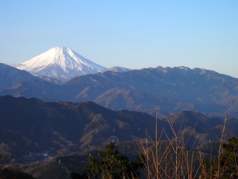 富士山と道志山塊