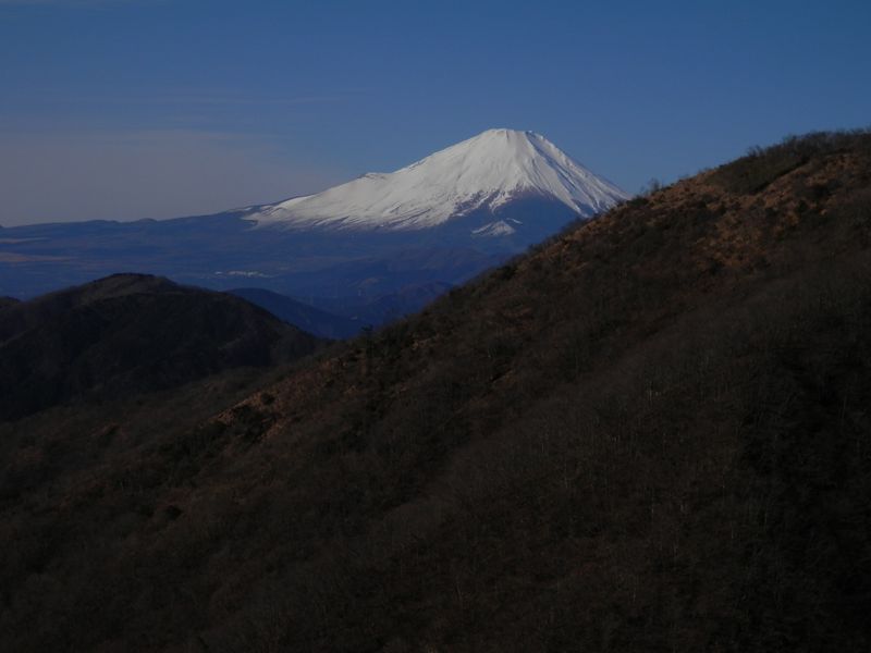 花立山荘から望む富士山