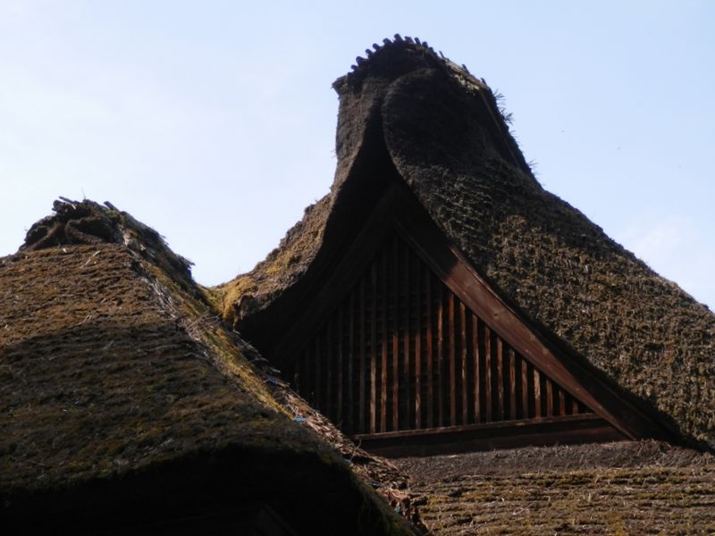 ある宿坊の屋根