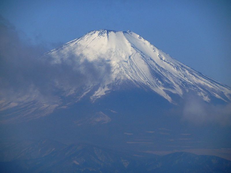 富士山にズームイン